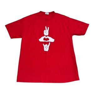 Vintage The‎ Cotton Exchange NC State Wolfpack Red Shirt Adult Large